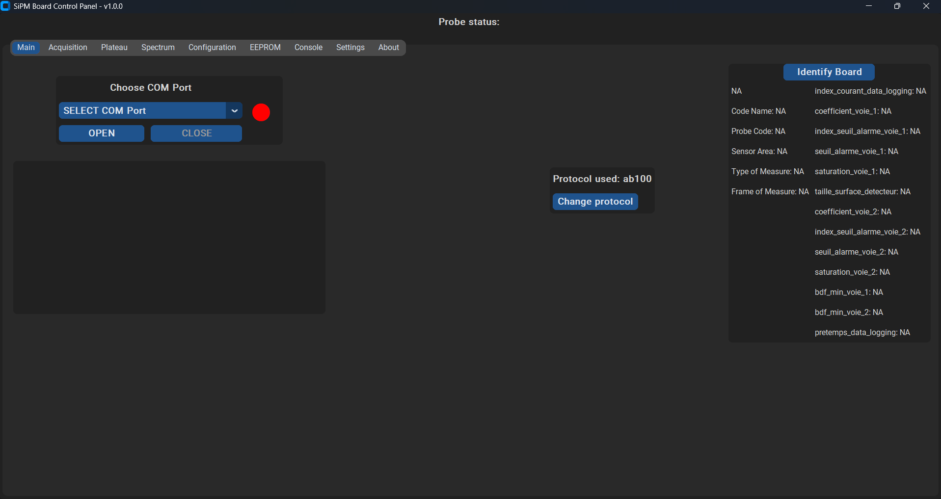 Application SIPM — Interface de gestion industrielle